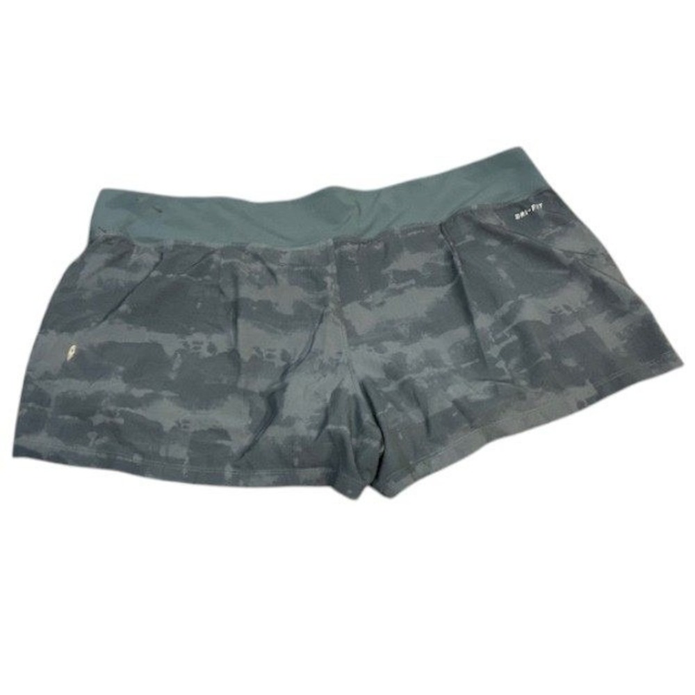 Nike Dri-Fit XL Camo Running Shorts Womens Athletic Gym Workout Activewear Sport - Picture 3 of 12